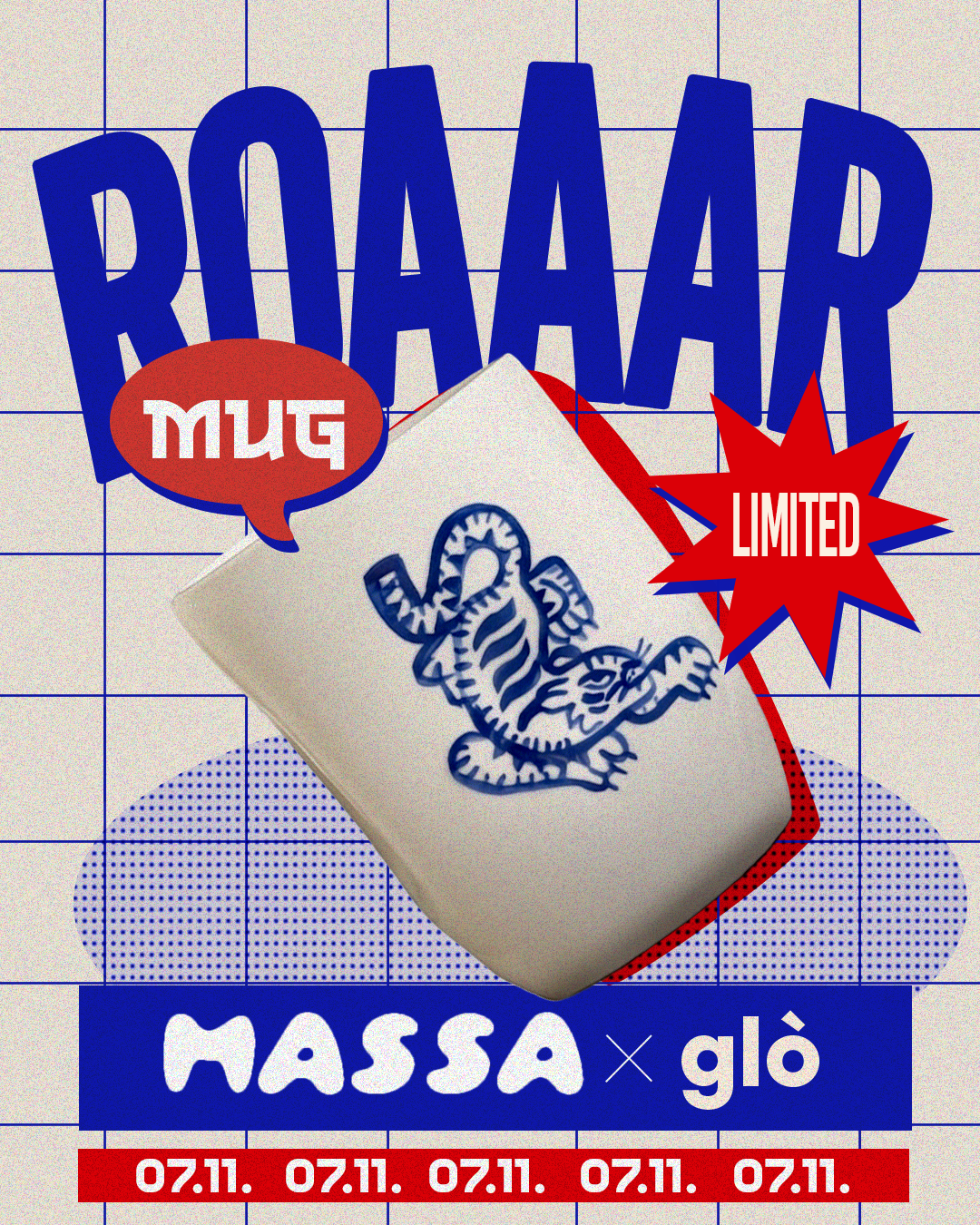ROAAAR cappuccino mug - 200 ml - PRE-ORDER
